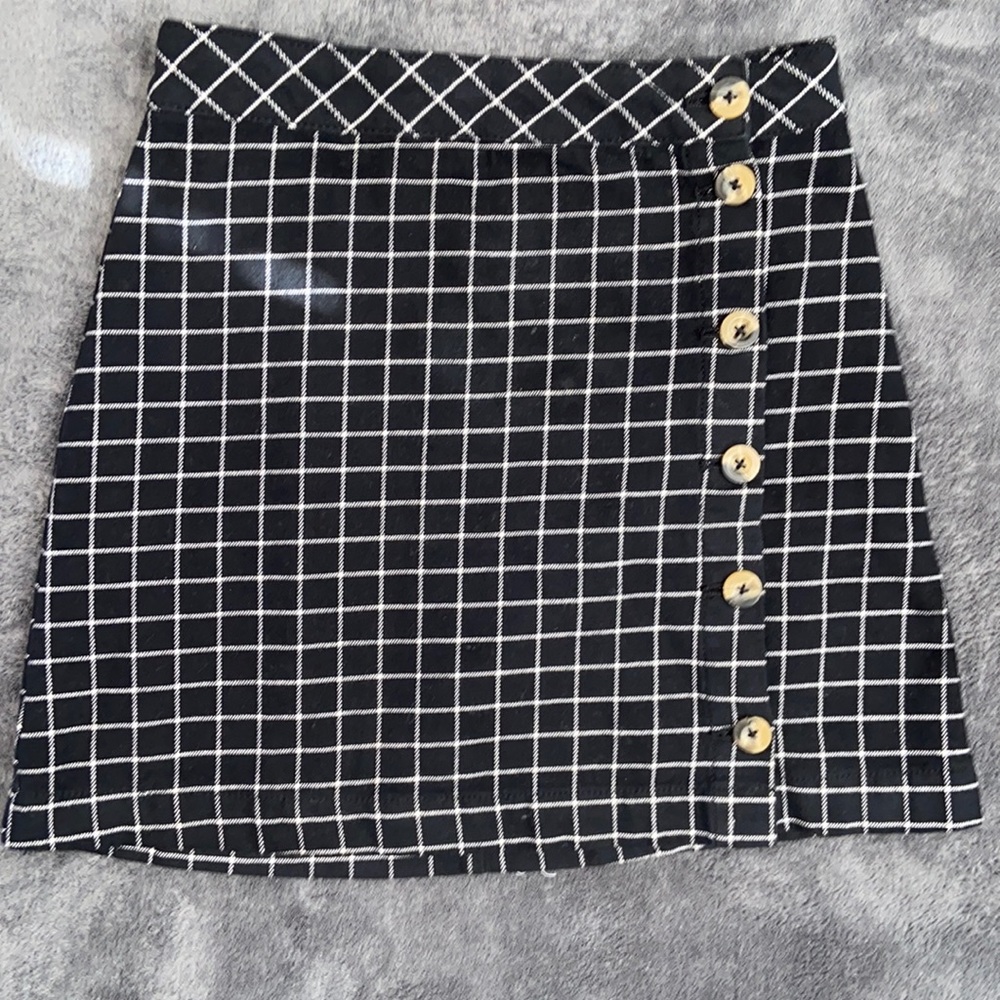 Black Mini School Skirt H&M